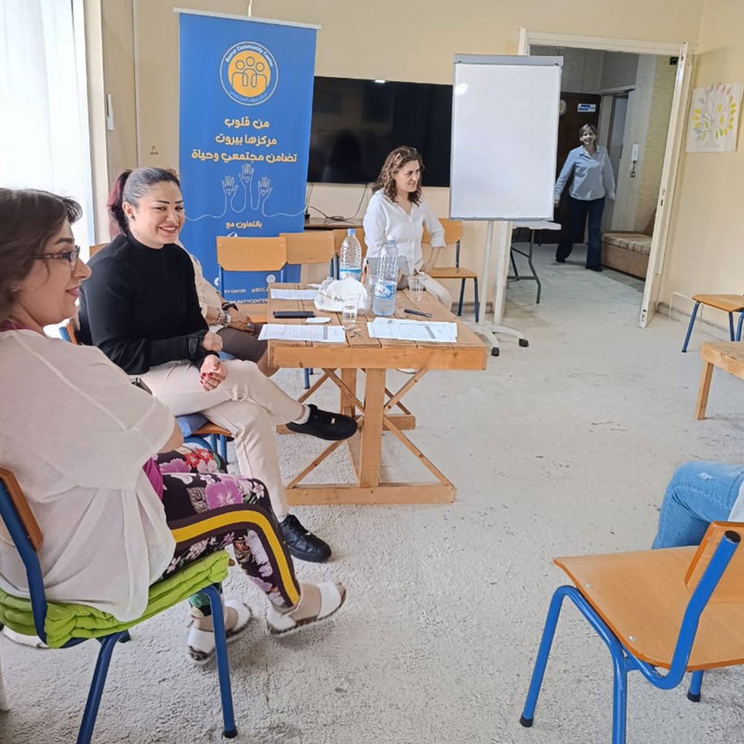 Beirut Community Center mental health support gathering
