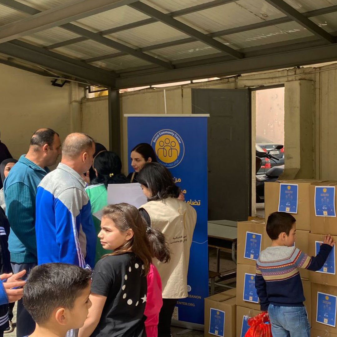 Beirut Community Center food parcel distribution at Furn El Chebbak - image 4
