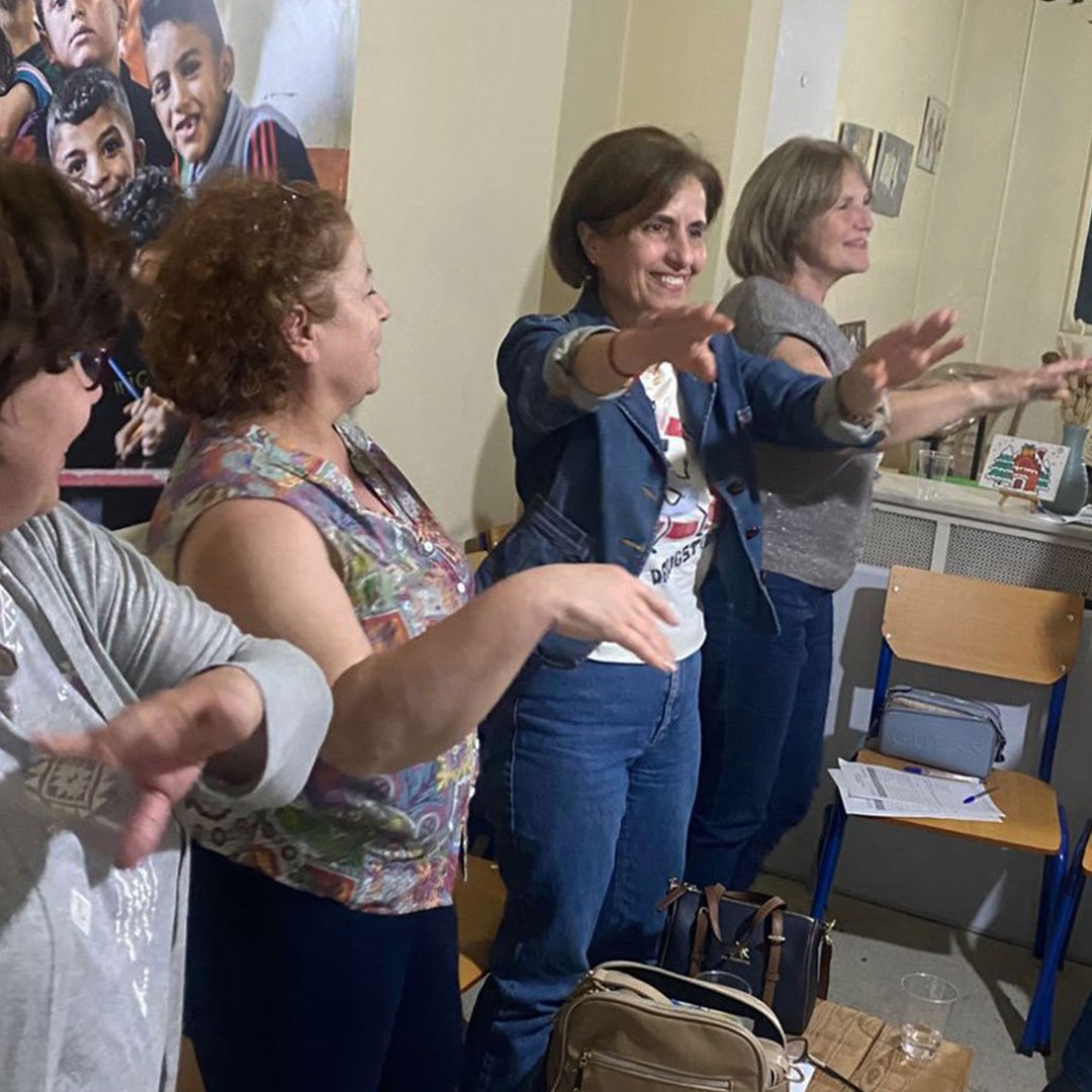 Mental health support activity at Beirut Community Center